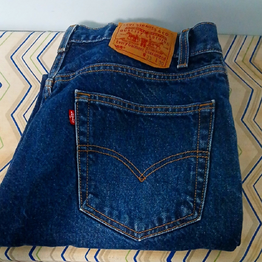 Levi's 505 Men's Denim Jeans in Classic Blue  33 X 30